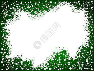 绿色 Christmas 背景 您文本的绿色文字空间插图卡片闪光空白反射横幅金子星星庆典墙纸背景图片