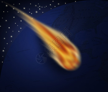 彗星灾难圆圈地球天空行星天气燃烧能源世界宇宙背景图片