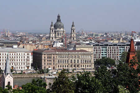 布达佩斯城市房屋旅行建筑背景图片