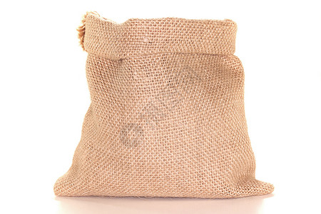 纱袋沙堆黄麻运输礼物包装亚麻解雇梭织面料小袋黄麻袋背景