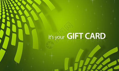 绿色礼品礼物卡背景图片