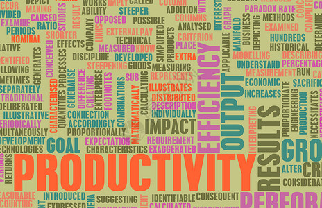 生产力生产率报告生长制造业生产团队概念办公室插图进步职场背景图片