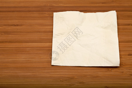 餐巾纸粮食褐色餐巾木头正方形棕色背景图片