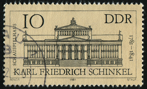 德国风格建筑邮票古董风格建筑卡片历史性邮件信封房子吸引力建筑学背景