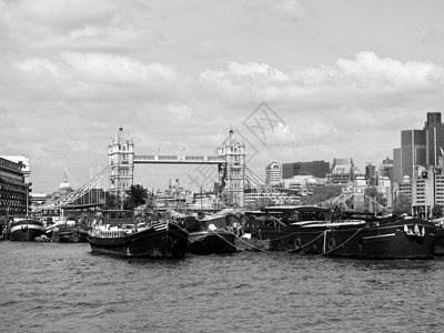 伦敦塔桥王国城市全景中心天际地标英语背景图片