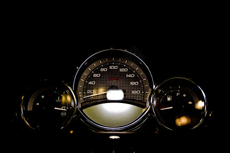 摩托车控制板柴油机仪表活力测量里程表辉光短跑发动机气体驾驶背景图片