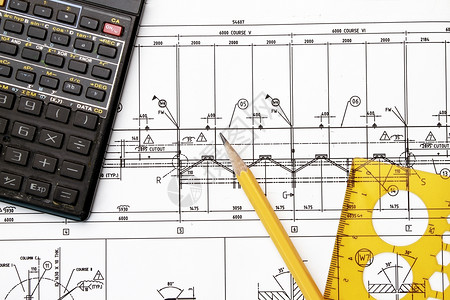工程工具数字总公司石油机械计算器黄色绘画焊接天然气项目背景图片