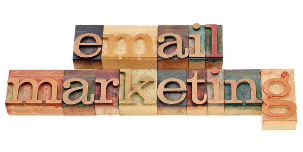 电子邮件营销字体印版互联网凸版白色木头商业背景图片