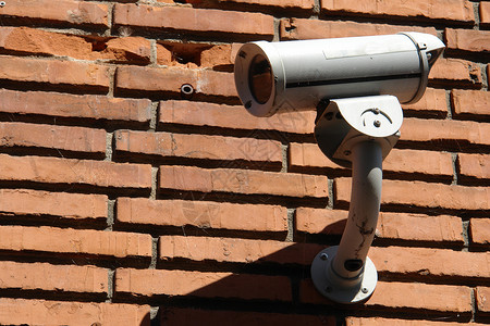 安保监视监视摄像机检查视频电视危险凸轮隐私手表安全监视器警告看法高清图片素材