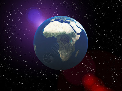 空间中的地球气氛圆圈行星轨道天文学天空黑色世界星星海洋背景图片