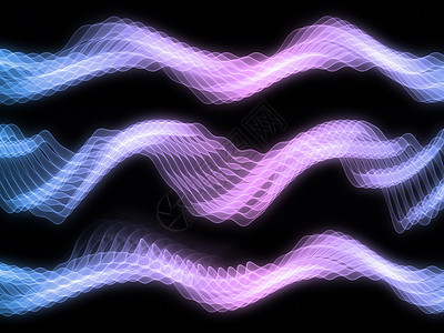 清静波浪技术音乐溪流正弦波墙纸紫色海浪示波器流动背景图片