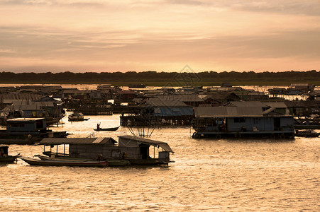 Tonle Sap湖高清图片