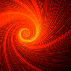 红色火球橙色螺旋光背景