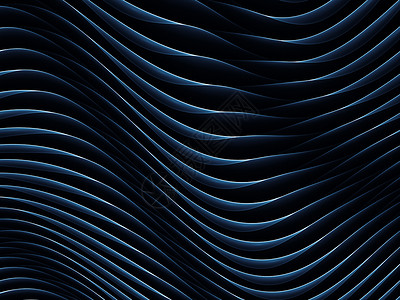 曲线图案暗颜色缩度材料元素设计蓝色光泽度阴影曲线屏幕肋骨反射背景