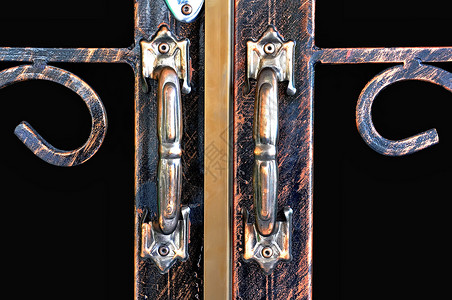 门处理器棕色钥匙房间合金木头隐私锁孔安全入口房子私人的高清图片素材