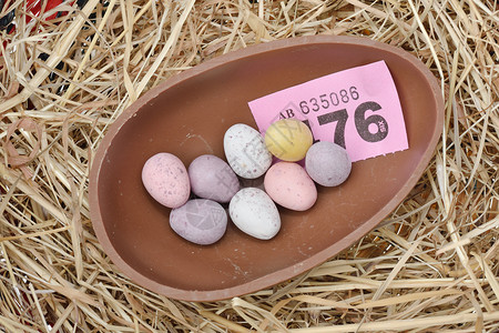 复活鸡蛋作为奖品背景图片