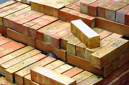 砖制制造厂劳动者运输植物长方形贮存技术建筑作坊安全工作工业的高清图片素材