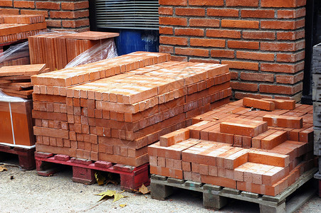 砖制制造厂工作建筑学运输砖墙制造业作坊生产贮存工人黏土石工高清图片素材