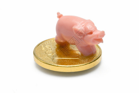 猪你好运立体字祝你好运现金财富极乐小猪宏观硬币游戏信仰金融货币背景