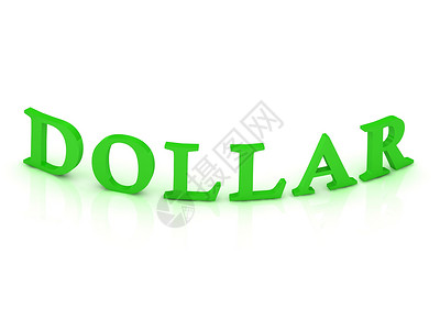 DollarDOLLAR 带有绿字的DOLLAR 符号背景