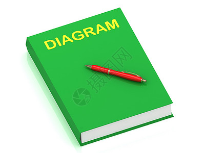 金融企业画册封面图片封面本上的DIAGRAM 名称背景