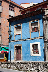 旧蓝色房子 吉宗背景图片