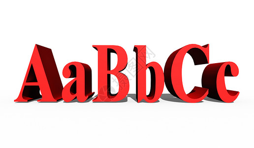 ABC字体象征学习高清图片