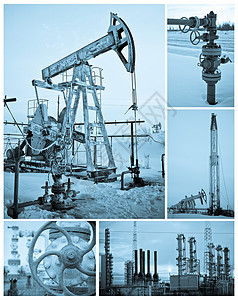 石油工业管道气体油泵技术天然气钻机机器燃料发电千斤顶背景图片