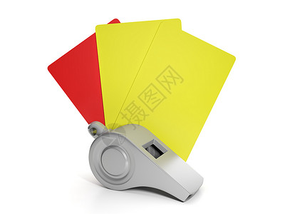 红色和黄色的警号 红卡和黄卡背景图片