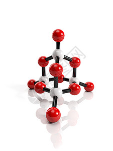 3d 说明 分子晶体层 视觉模型高清图片