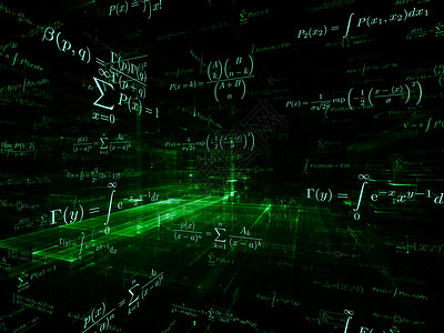 数学解答学习大学公式科学网格学校教育技术绿色背景图片