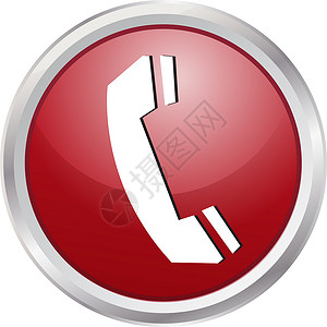 3D 按钮电话网络老鼠红色主页圆圈互联网网站背景图片