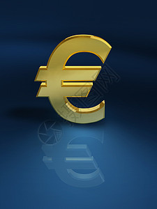 荣誉奖金金欧元签名计算机荣誉警告价格反射金融业金属渲染货币财务背景
