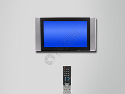平屏幕电视液晶技术背景图片