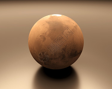 行星火星空白背景图片
