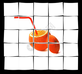 橙红饮料生活水果液体宏观派对异国小吃塑料营养生产背景图片