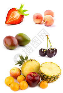 水果混果产品饮食凤梨生活方式宏观食物浆果柑桔高清图片