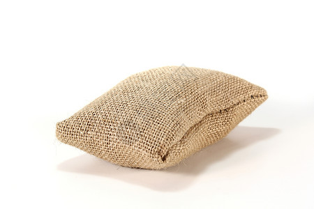纱袋沙堆解雇黄麻亚麻梭织包装小袋礼物黄麻袋面料运输背景
