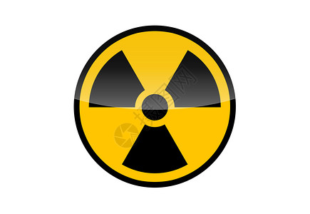 车站图标白色上隔离的放射性圆形符号物质车站危险生物警告冒险力量科学收音机化学品背景