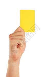 失信惩戒黄卡裁判白色警告公平竞争黄牌控制黄色卡片男性惩戒背景