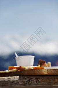高山咖啡植物太阳杯子天空场景咖啡店旅行桌子饮食全景季节高清图片素材