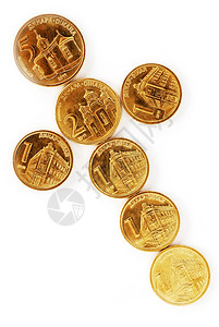 塞尔维亚第纳尔硬币银行经济金属货币储蓄支付现金花费资金价格背景图片