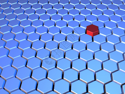 摘要背景背景概念解决方案蜂窝红色六边形蓝色网络网格广告金融背景图片