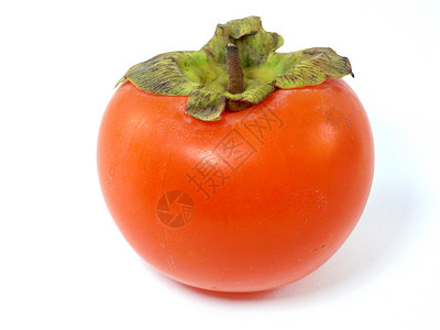 Persimmon 双环西蒙橙子食物饮食营养水果热带季节柿子小吃甜点背景图片