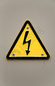 黑色标志素材Grungy高电压标志背景