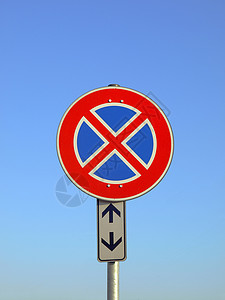 无停车标志信号街道运输白色天空过境交通背景图片