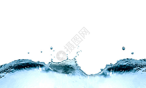 摘要散射水蓝色清凉活力溪流液体运动元素气泡设计流动背景图片