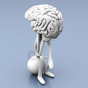 思想家器官创造力知识分子智慧头脑卡通片记忆心理学知识智力科学的高清图片素材