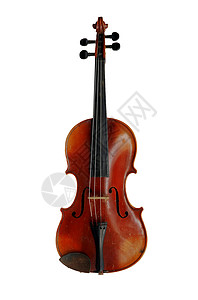 旧小提琴乐器细绳音乐谱号字符串背景图片