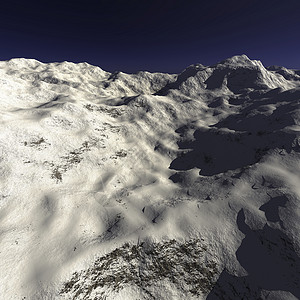 山山脉顶峰山脉山峰渲染真实感天空白色插图背景图片